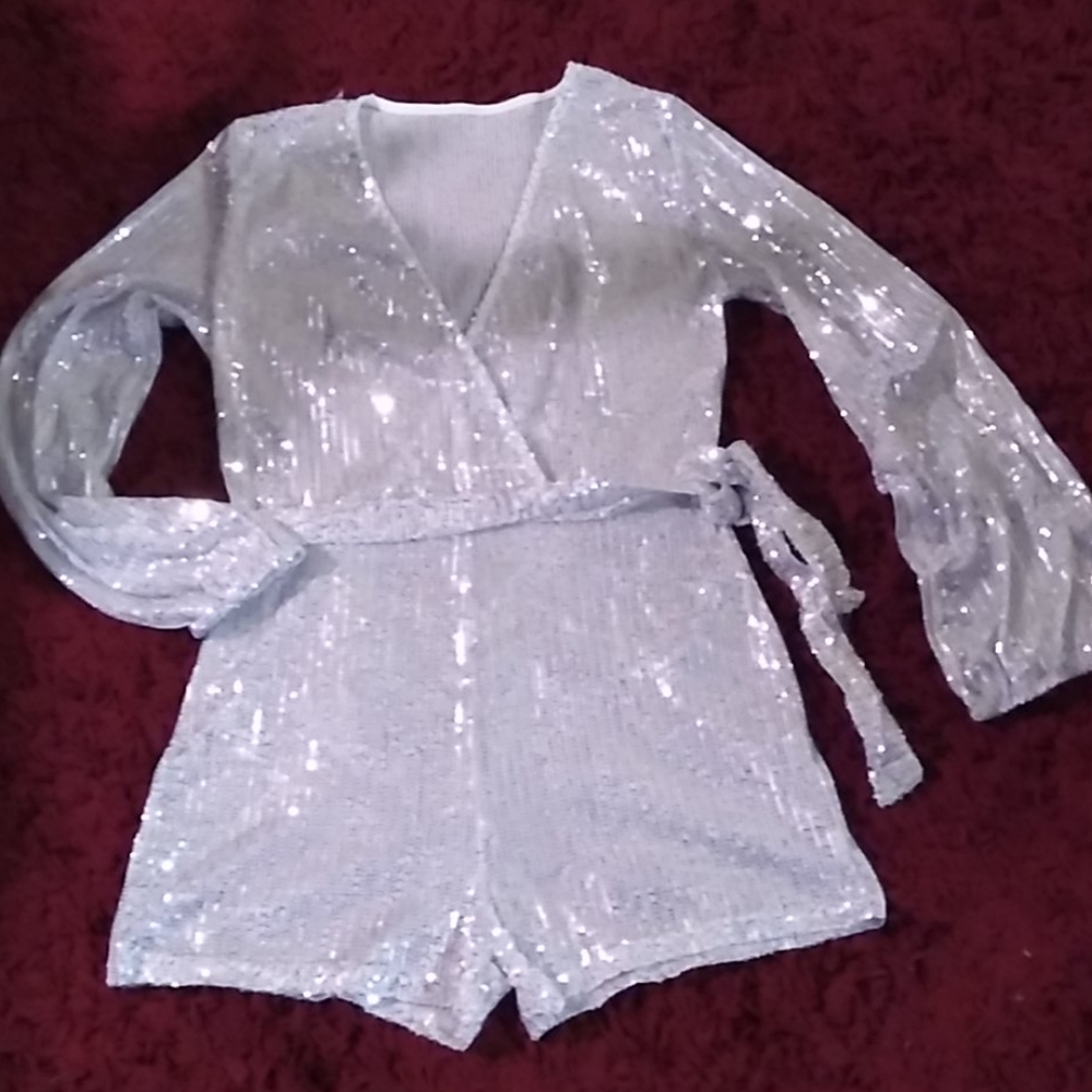 Dance with the Stars Sequined Romper